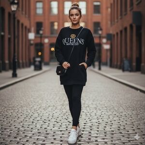 Black Queens New York City Sweatshirt